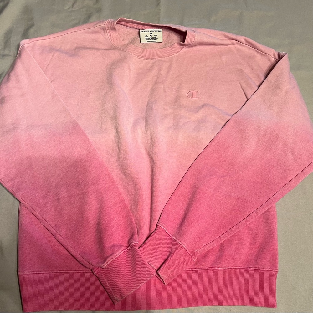 Champion Men's Pink Ombre Sweater